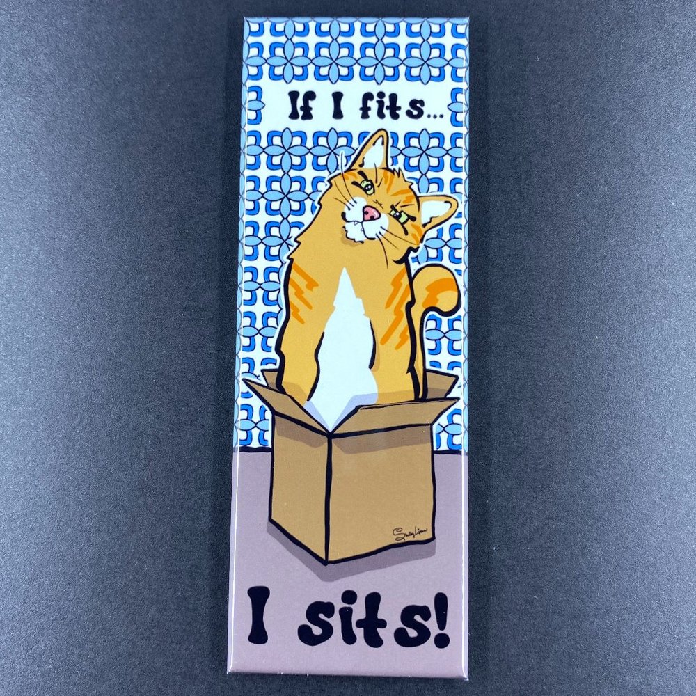 Orange Tabby Cat Magnet Handmade Gifts and Decor